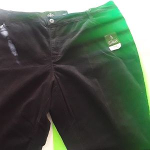 Black Bootcut Corduroy Pants